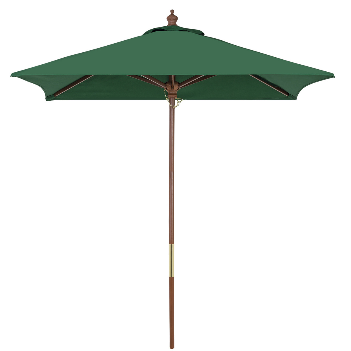 Sombrilla verde 2x2m cdd