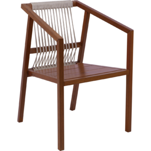 Silla Lanati Respaldo de Cuerdas con brazos