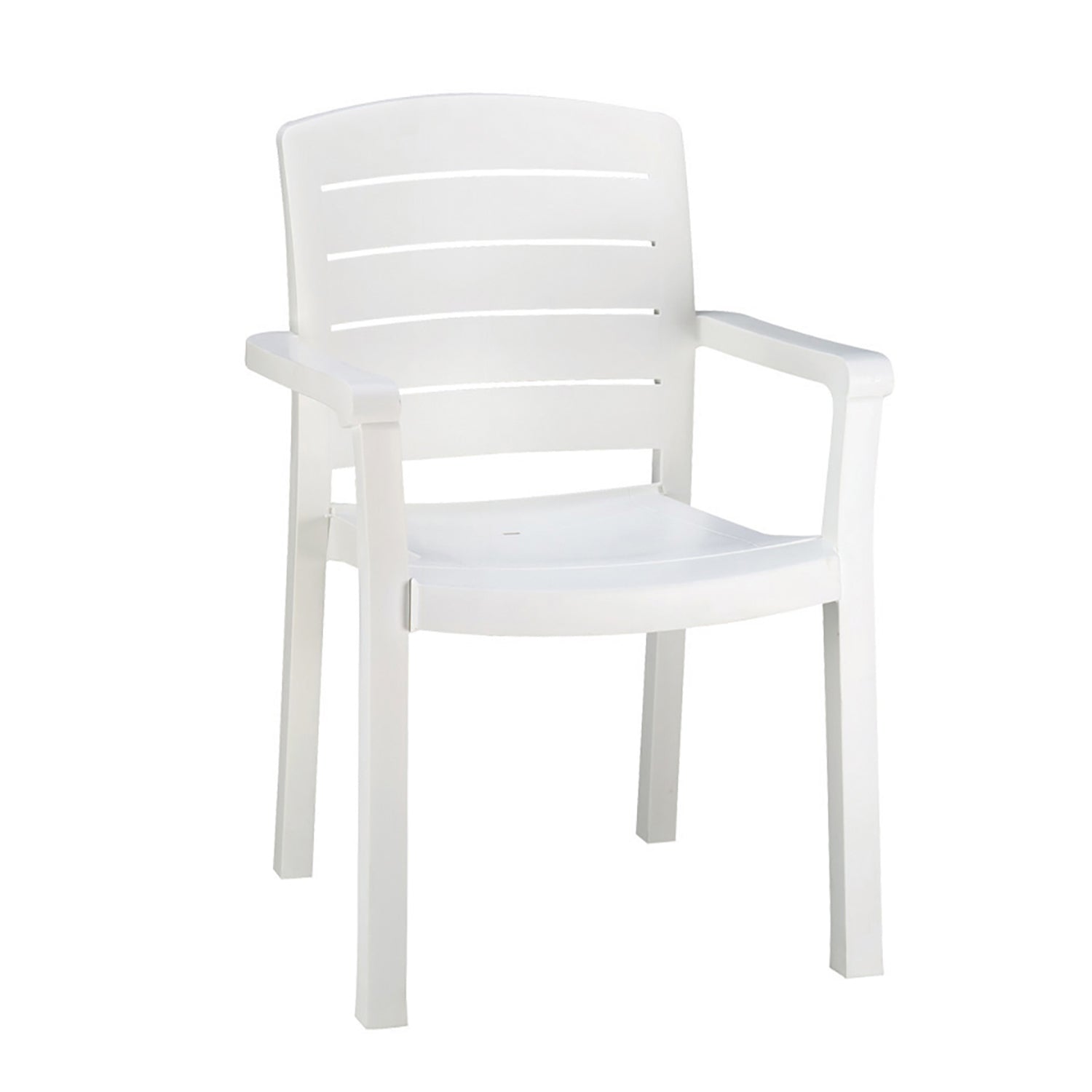 Silla con brazos Acadia White
