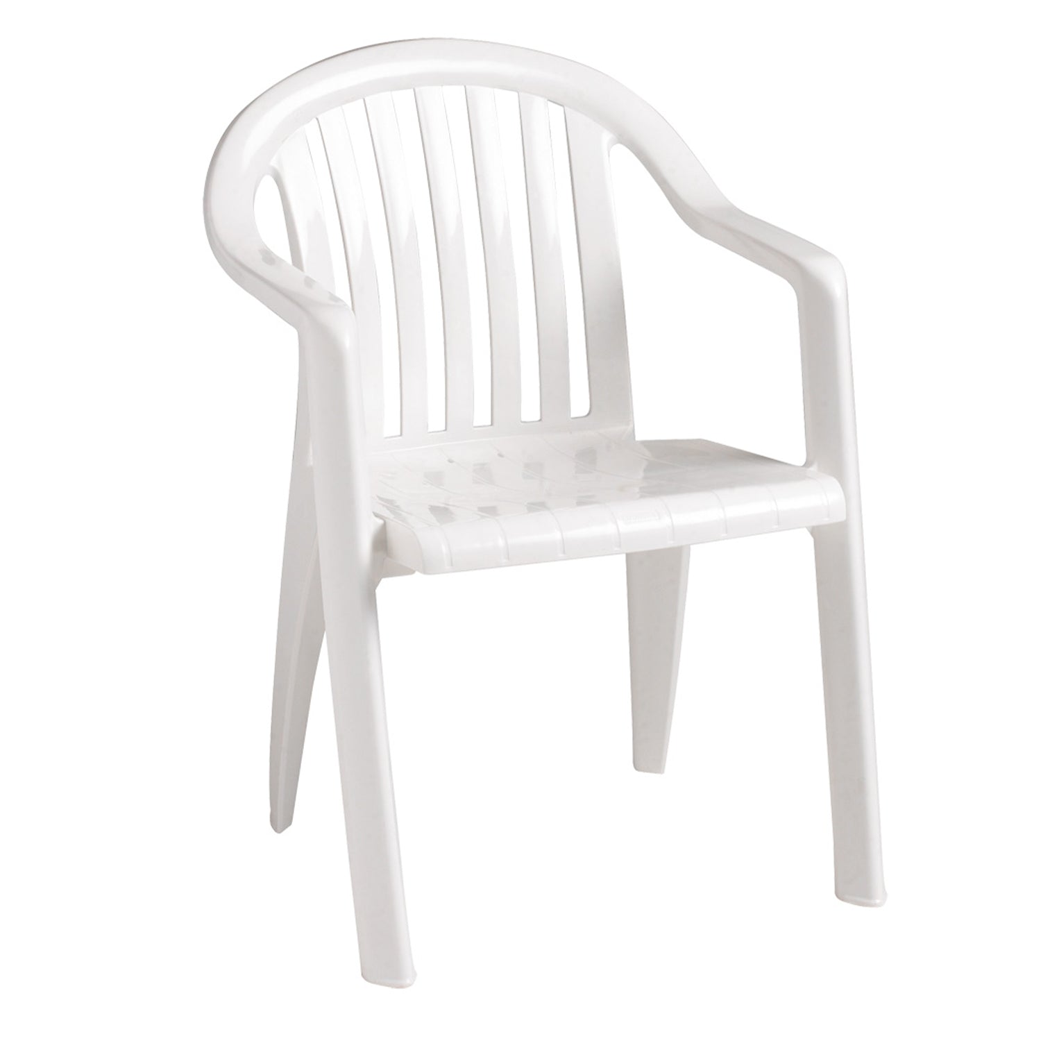 Silla con respaldo bajo Miami White