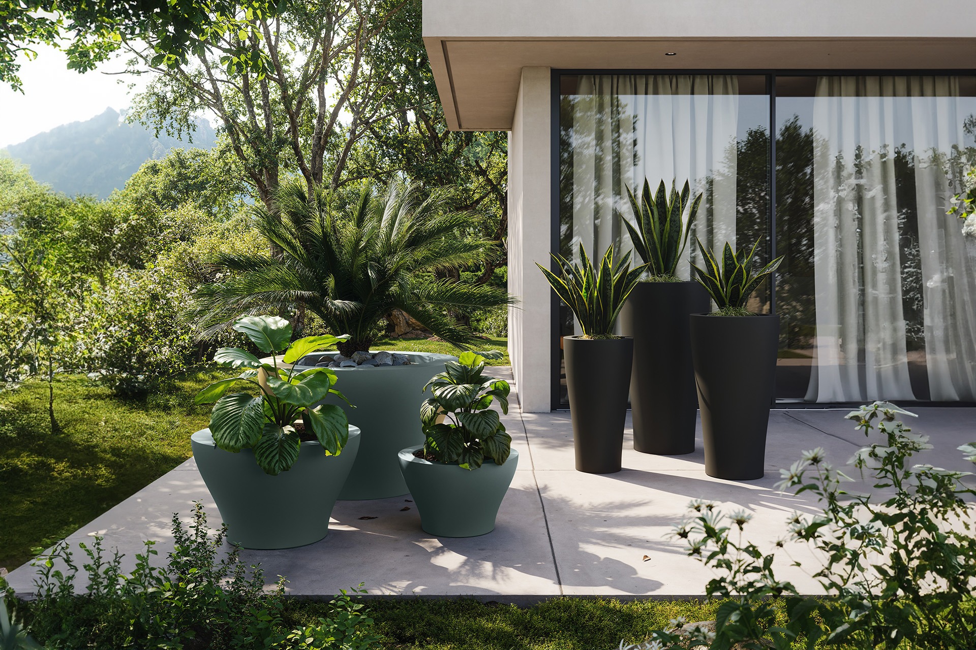 Curvada 85 cm Studio Planters - Image 4