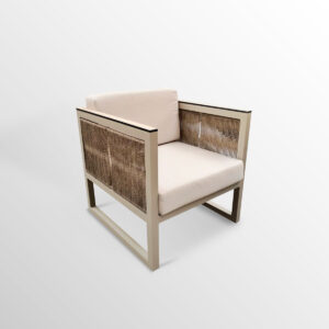 Cube Woven Club Chair