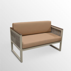 Cube Woven Loveseat