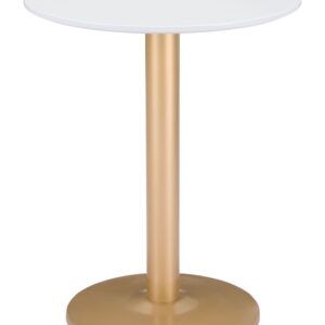 Alto Bistro Table White & Gold