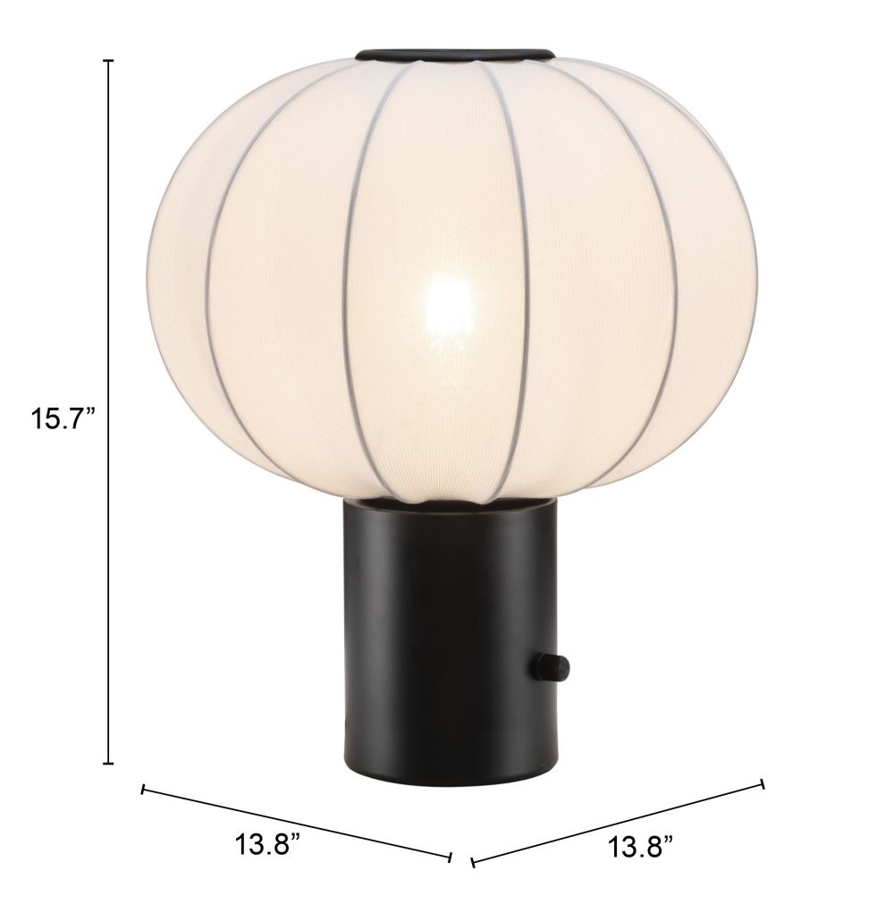 Wisteria Table Lamp Wht - Image 8