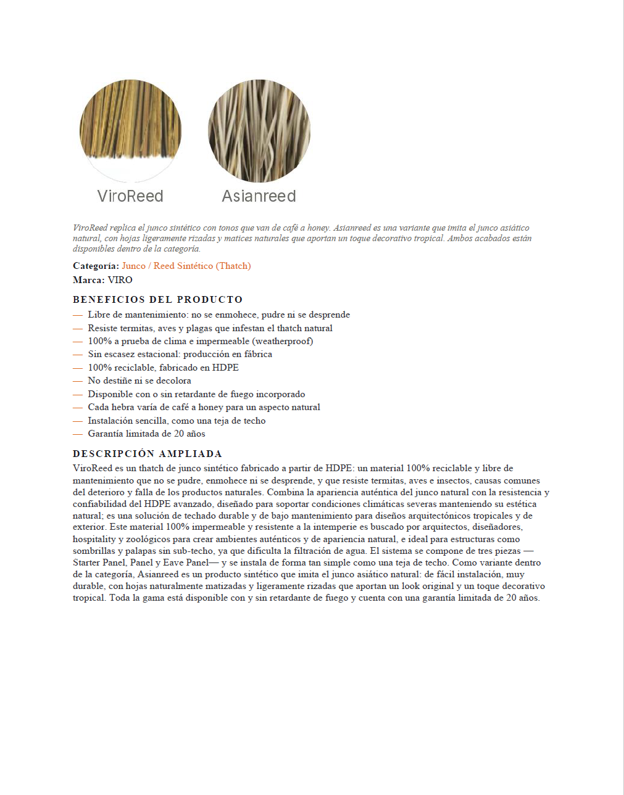 Viro Reed Eave Panel - Imagen 7